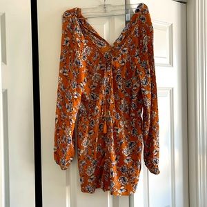 Orange shorts romper. Good condition.